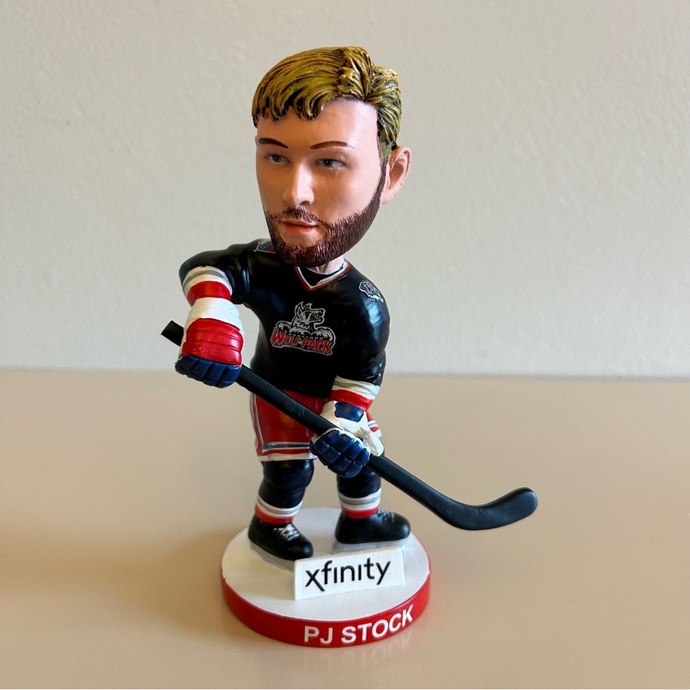 Hartford Wolf Pack AHL Ice Hockey 2024 P.J. Stock Bobble Head